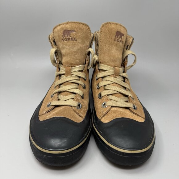 Men\'s Sorel Cheyenne Metro Lace Waterproof Leather Boots Brown Size 8 main image 10